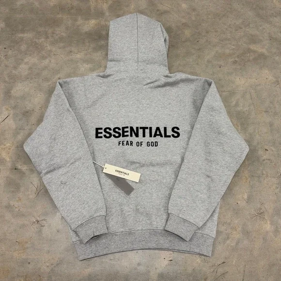 Fear of God Essentials SS22 'Dark Oatmeal' Hoodie Size XS - Picture 4 of 7